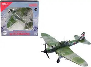 Ilyushin IL-2M3 Sturmovik Aircraft Green Camouflage "Double Hero Soviet Union Ivan Pavlov" 1/72 Diecast Model Airplane by Legion