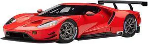 Ford GT Le Mans Plain Color Version Red 1/18 Model Car by Autoart