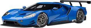 Ford GT Le Mans Plain Color Version Blue 1/18 Model Car by Autoart