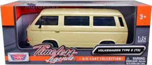 Volkswagen Type 2 (T3) Van Beige "Timeless Legends" Series 1/24 Diecast Model Car by Motormax