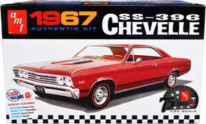 Skill 2 Model Kit 1967 Chevrolet Chevelle SS 396 "AMT Celebrating 75 Years" 1/25 Scale Model by AMT