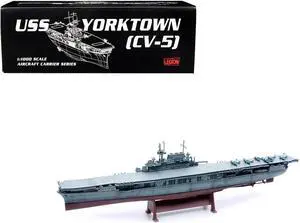 USS Yorktown (CV-5) Aircraft Carrier "US Navy" World War II 1/1000 Diecast Model by Legion