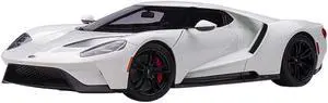 2017 Ford GT Frozen White 1/18 Model Car by Autoart