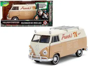 Volkswagen Bus "WheelJack" Tan and Beige "Transformers: Rise of the Beasts" (2023) Movie 1/32 Diecast Model Car by Jada