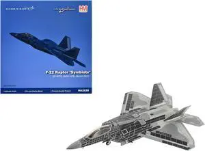 Lockheed F-22A Raptor Stealth Aircraft "Symbiote, Nellis AFB" US Air Force "Air Power Series" 1/72 Diecast Model by Hobby Master