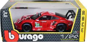 Porsche 911 RSR #91 Bruni - Lietz - Makowiecki "Porsche GT Team" 24 Hours of Le Mans (2020) 1/24 Diecast Model Car by Bburago