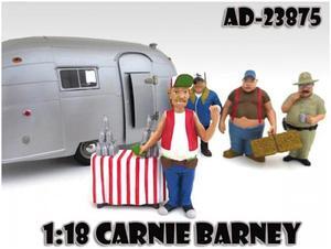 Carnie Barney "Trailer Park" Figure For 1:18 Diecast Model Cars by American Diorama