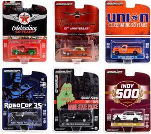 "Anniversary Collection" Set of 6 pieces Series 15 1/64 Diecast Model Cars by Greenlight