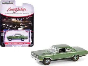 1969 Plymouth HEMI GTX F8 Ivy Green Metallic Barrett Jackson "Scottsdale Edition" Series 14 1/64 Diecast Model Car by Greenlight
