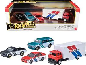 "BRE" Set of 4 pieces Series Hot Wheels "Premium" 2024 Series U Die Cast Model Cars by Hot Wheels