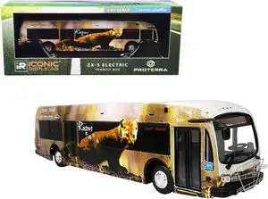 Proterra ZX5 Electric Transit Bus "Roam Transit" "1 Banff Gondola" 1/87 (HO) Diecast Model by Iconic Replicas