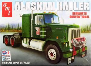 Skill 3 Model Kit Kenworth Conventional Tractor "Alaskan Hauler" 1/25 Scale Model by AMT
