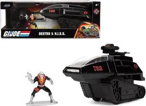 H.I.S.S. Tank #788 with Turret and Destro Diecast Figure "G.I. Joe" "Hollywood Rides" Series 1/32 Diecast Model Car by Jada