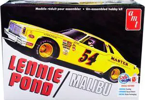 Skill 2 Model Kit 1974 Chevrolet Malibu Stock Car #54 Lennie Pond 1/25 Scale Model by AMT