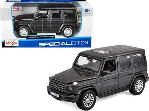 2019 Mercedes Benz G-Class with Sunroof Dark Gray Metallic 1/25 Diecast Model Car by Maisto