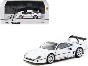 Ferrari F40 White "Road64" Series 1/64 Die Cast Model Car by Tarmac Works