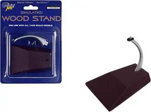 Simulated Wood Display Stand for 1/400 Scale Models by GeminiJets