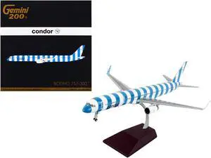 Boeing 757-300 Commercial Aircraft "Condor Airlines" Blue & White "Gemini 200" 1/200 Diecast Model Airplane by GeminiJets