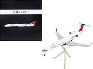 Bombardier CRJ700 Commercial Aircraft "Delta Air Lines" White with Blue and Red Tail 1/200 Diecast Model Airplane by GeminiJets