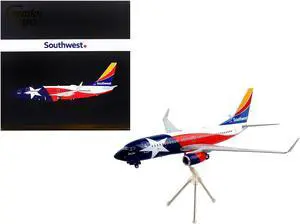Boeing 737-700 Commercial Aircraft "Southwest Airlines" Texas Flag Livery Gemini 200 1/200 Diecast Model Airplane by GeminiJets
