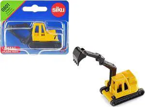 Excavator Yellow and Black Diecast Model by Siku