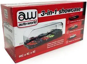 Collectible Display Show Case for 1/64 1/43 1/24 Diecast Models by Auto World