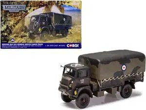 Bedford QLD 4X4 General Service Cargo Truck "2nd Tactical Air Force, Normandy" British Royal Air Force 1/50 Diecast Model Corgi