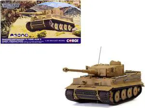 Panzerkampfwagen VI Tiger Ausf E (Early Production) Tank German Army "Military Legends" Series 1/50 Diecast Model by Corgi
