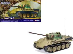 Panzerkampfwagen V Panther (Ausf D) Tank "Training Unit, Bamberg" German Army "Military Legends" 1/50 Diecast Model by Corgi