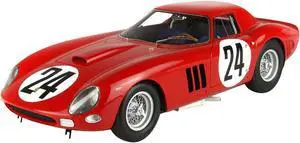 Ferrari 250 GTO #24 "Beurlys" (Jean Blaton) "24 Hours of Le Mans" (1964) w/DISPLAY CASE Ltd Ed to 250 pcs 1/18 Model Car by BBR