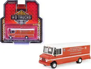 2019 Step Van "Dallas Regional Urban Search & Rescue - Dallas Fire Dept, Texas" Red w/White 1/64 Diecast Model Car by Greenlight