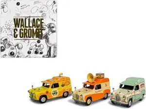 "Wallace & Gromit" Austin A35 Van Collection Set of 3 Pieces Diecast Model Cars by Corgi