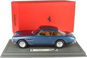 Ferrari 330 GT 2+2 S/N 7161 GT Blue Metallic "Personal Car of Enzo Ferrari" w/DISPLAY Ltd Ed to 200 pieces 1/18 Model Car by BBR