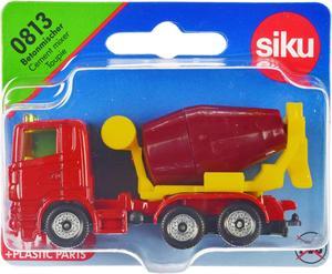 Cement Mixer Red and Yellow Diecast Model by Siku