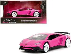 Lamborghini Aventador SV Pink "Pink Slips" Series 1/32 Diecast Model Car by Jada