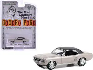 1967 Ford Mustang Coupe "She Country Special" Autumn Smoke with Black "Hobby Exclusive" 1/64 Diecast Model Car by Greenlight