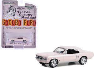 1967 Ford Mustang Coupe "She Country Special" Bermuda Sand "Hobby Exclusive" Series 1/64 Diecast Model Car by Greenlight