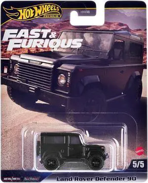 Land Rover Defender 90 Black "F9" (2021) Movie "Fast & Furious" Series Diecast Model Car by Hot Wheels