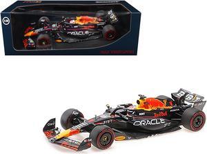 Red Bull Racing RB19 #1 "Oracle" 2nd Place F1 Sprint Race "Qatar GP" (2023) w/Driver Ltd Ed 1/18 Diecast Model Car by Minichamps
