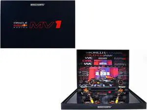 Red Bull Racing RB19 #1 "Oracle" F1 "Qatar GP" (2023) Set of 2 Cars Limited Edition 1/18 Diecast Model Cars by Minichamps