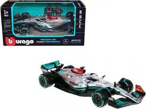 Mercedes-AMG F1 W13 E Performance #63 George Russell "F1 World Championship" (2022) 1/43 Diecast Model Car by Bburago