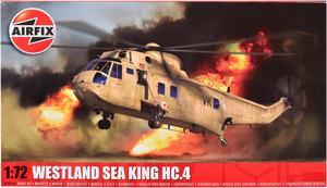 Westland Sea King HC.4 Helicopter with 2 Scheme Options (Level 3) 1/72 Plastic Model Kit by Airfix