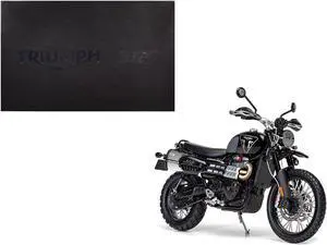 Triumph Scrambler 1200 "Bond Edition" Motorcycle Black 007 James Bond "No Time to Die" (2021) Movie 1/12 Diecast Model by Corgi