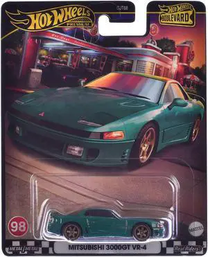 Mitsubishi 3000GT VR-4 Green Metallic "Boulevard" Series Diecast Model Car by Hot Wheels