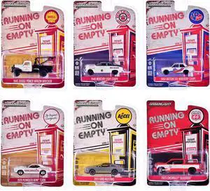"Running on Empty" 6 piece Set Series 17 1/64 Diecast Model Cars by Greenlight