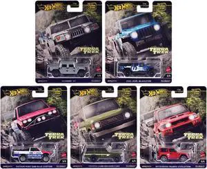 "Terra Trek" 5 piece Set "Car Culture" 2024 Series C Diecast Model Cars by Hot Wheels