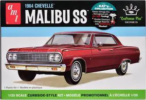 Skill 2 Model Kit 1964 Chevrolet Chevelle Malibu SS "Craftsman Plus" Series 1/25 Scale Model by AMT
