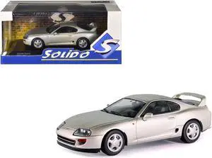Toyota Supra MKIV Silver Metallic 1/43 Diecast Model Car by Solido