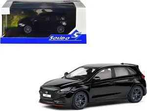 Hyundai i30 N Phantom Black 1/43 Diecast Model Car by Solido