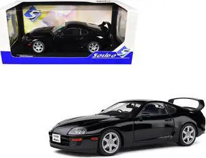 1993 Toyota Supra MK4 (A80) RHD (Right Hand Drive) Astral Black 1/18 Diecast Model Car by Solido